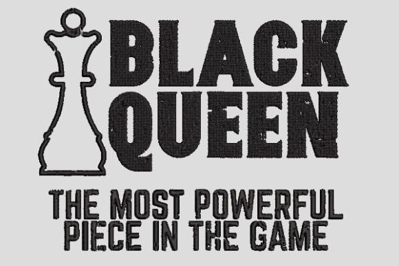 Black Queen: Powerful Holiday Embroidery