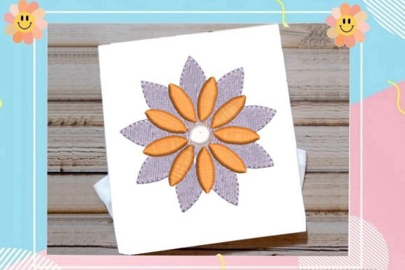 Purple-Orange Flower: A Seasonal Embroidery Review