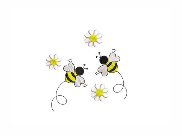 Review: Bees and Daisies Embroidery Design for Real Projects
