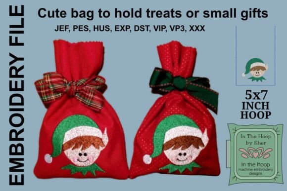 Review: Elf Treat Bag In-The-Hoop Design