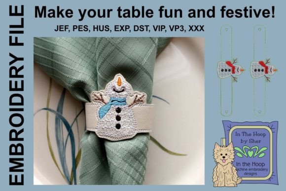 Review: Happy Snowman Napkin Rings for Holiday Sales