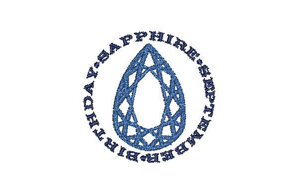 Review: Sapphire Faceted Pear September Birthday Design