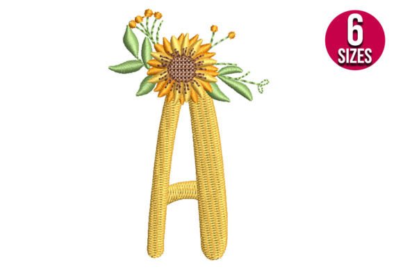 Review: Sunflower Alphabet Letter a for Sweatshirts
