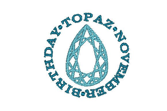 Topaz Faceted Pear November Birthday Review